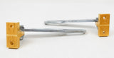 OTK Tony Kart 401RR Rotax Exhaust Support Bracket Set