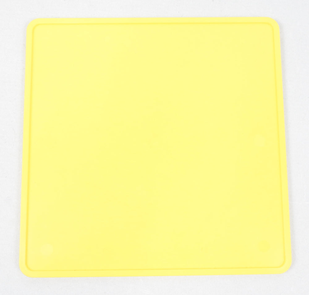 Yellow Nylon Rear Bumper Number Plate