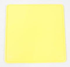 Yellow Nylon Rear Bumper Number Plate