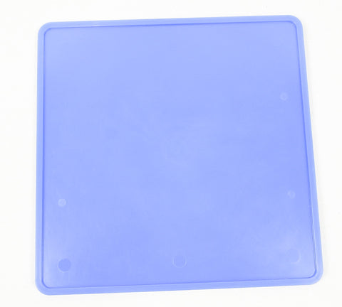 Blue Nylon Rear Bumper Number Plate