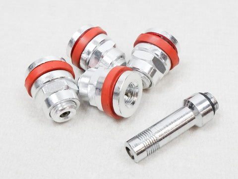 Set of 4 Flush Fitting Tyre Valves