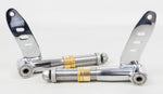 OTK Tony Kart Chrome 25mm Stub Axle Set