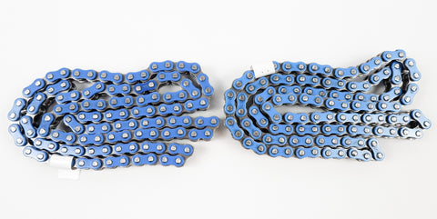 Pair of RK Blue O-Ring 219 Pitch 108L - 110L Chains
