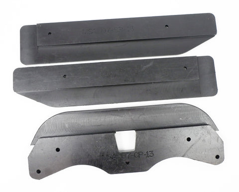 MSA Approved OTK Tony Kart Black Chassis Protector Set