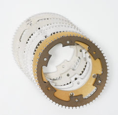 Set of 6 Aluminium 67T - 69T 219 Pitch Sprockets