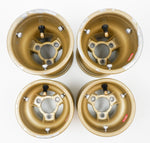 OTK Tony Kart AXP Gold Aluminium 120/180 Wheel Rim Set