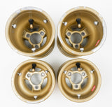 OTK Tony Kart AXP Gold Aluminium 120/180 Wheel Rim Set