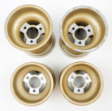 OTK Tony Kart AXP Gold Aluminium 120/180 Wheel Rim Set