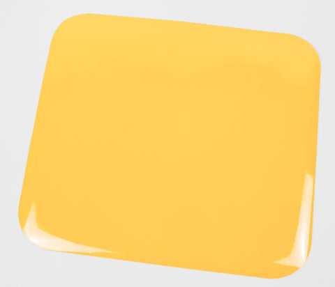 OTK Tony Kart Yellow Number Plate Sticker