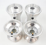 Jet Silver Aluminium 130/185 Wet Wheel Rim Set