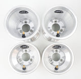 Jet Silver Aluminium 130/185 Wet Wheel Rim Set