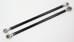Complete 265mm M8 Round Black Track Rod Set