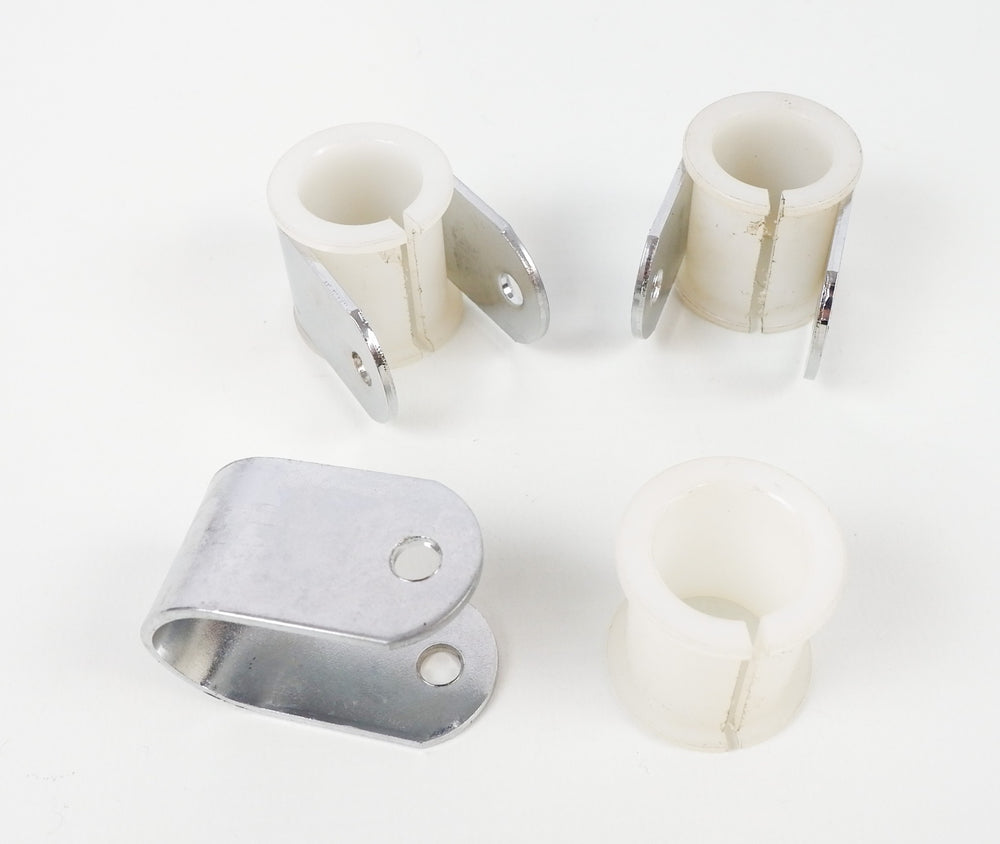 Set of 3 Freeline Birel ART Steel Rear Bumper Bush / Clamps
