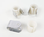 Set of 3 Freeline Birel ART Steel Rear Bumper Bush / Clamps