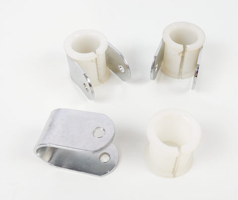 Set of 3 Freeline Birel ART Steel Rear Bumper Bush / Clamps