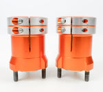 GMS Double Bolt Gold 50mm x 90mm Rear Hub Set