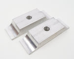 Pair of Flush Fitting Engine Mount Clamps 28mm x 92mm