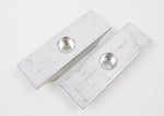 Pair of Flush Fitting Engine Mount Clamps 28mm x 92mm