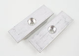 Pair of Flush Fitting Engine Mount Clamps 28mm x 92mm
