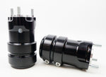 Black Double Bolt 50mm x 120mm Long Rear Hub Set