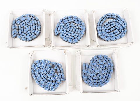 Set of 5 RK Blue O-Ring 219 Pitch 104L - 112L Chains