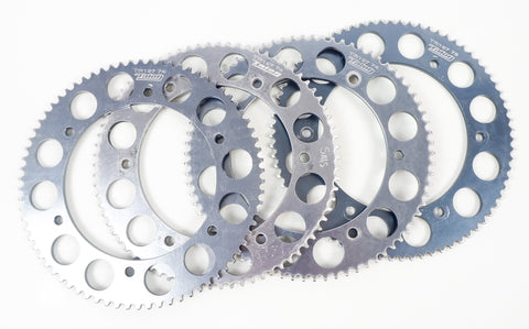 Set of 4 Talon Aluminium 74T - 75T 219 Pitch Sprockets