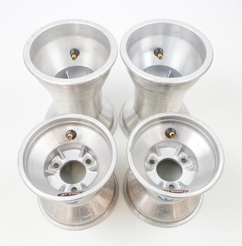 Genuine Jet Alloy Silver 130/185 Wet Wheel Rim Set