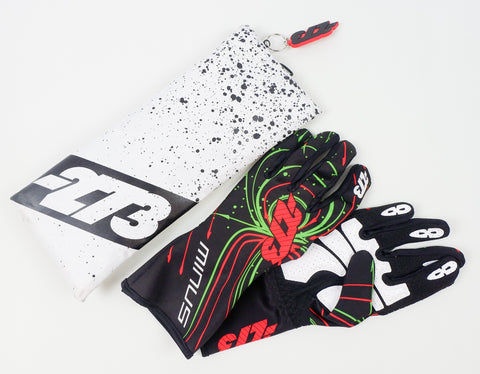 Minus 273 Black / Red / Green Size XL Kart Racing Gloves