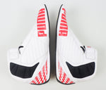 Puma Mid Cat III White / Red Kart Racing Boots Size 45 UK 10.5