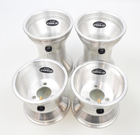 Genuine Jet Alloy Silver 120/180 Wet Wheel Rim Set