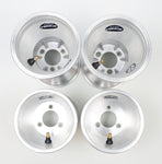 Genuine Jet Alloy Silver 130/185 Wet Wheel Rim Set