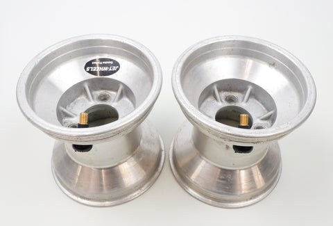 Genuine Jet Alloy Silver 130mm Front Wheel Rim Set