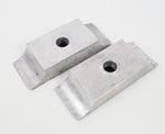 Pair of Flush Fitting Engine Mount Clamps 30mm x 92mm