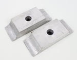 Pair of Flush Fitting Engine Mount Clamps 30mm x 92mm