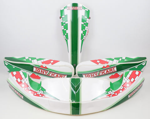 OTK Tony Kart Retro M4 Pearl Bodywork Pod Set