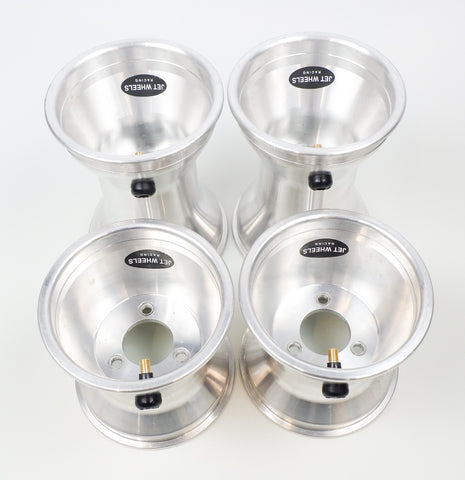 Genuine Jet Alloy Silver 130/180 Wet Wheel Rim Set