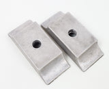 Pair of Flush Fitting Engine Mount Clamps 30mm x 92mm