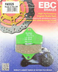 EBC OTK Tony Kart Cadet 950 EVS BSS & KZ Soft Brake Pad Set FA552S