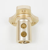 Gold 3 Hole Angled Steering Wheel Boss