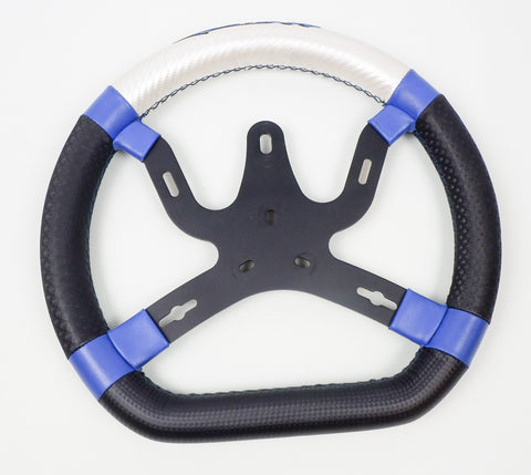 MS Kart Flat Bottom KG M6 330mm Steering Wheel