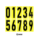 Precision Kart Number Sticker (Single)