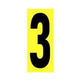 Precision Kart Number Sticker (Single)