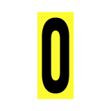 Precision Kart Number Sticker (Single)