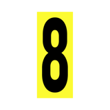 Precision Kart Number Sticker (Single)