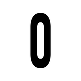 Precision Kart Number Sticker (Single)