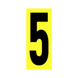 Precision Kart Number Sticker (Single)