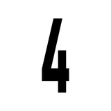 Precision Kart Number Sticker (Single)