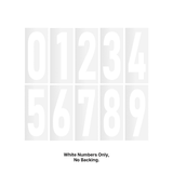 Precision Kart Number Sticker (Single)