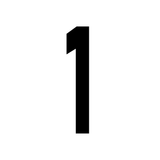 Precision Kart Number Sticker (Single)
