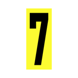 Precision Kart Number Sticker (Single)